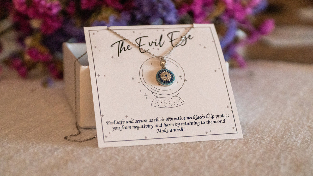 Minimalist Evil Eye Necklace, Dainty Evil Eye Pendant, Tiny Evil Eye Talisman Protection Necklace, Blue Eye Bead, Protection Amulet Pendant