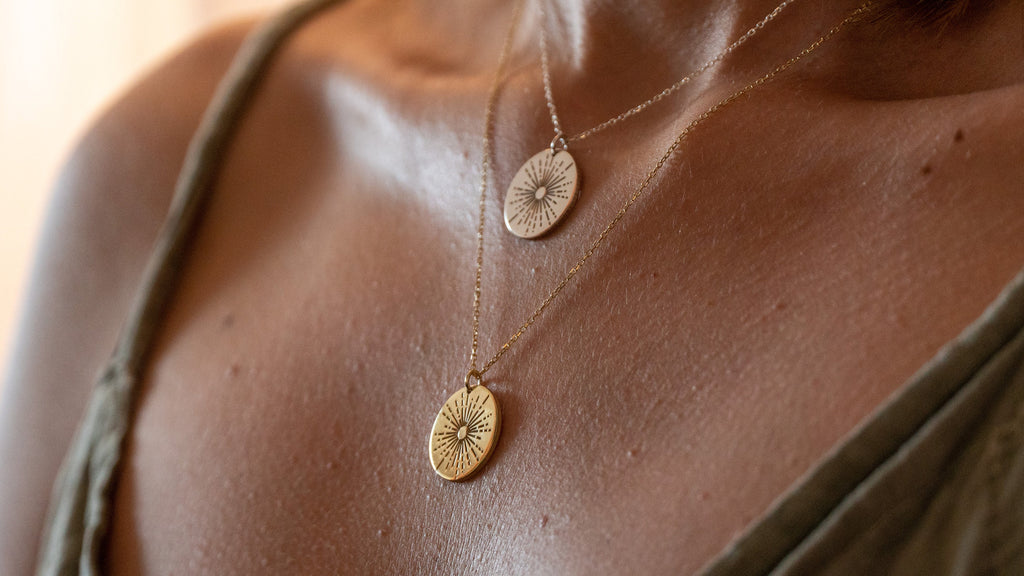 Silver Sunshine Necklace, Sun Necklace, You are my sunshine, Inspritional Jewelry, Women Birthday Gift, Sunbeam Jewelry, Meaningful Jewelry,