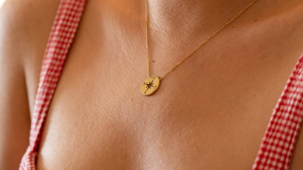 925 Silver Compass Necklace, Daughter Necklace, Unique Graduation Jewelry,  Graduation Gifts for Girl, Sister Jewelry Gift,