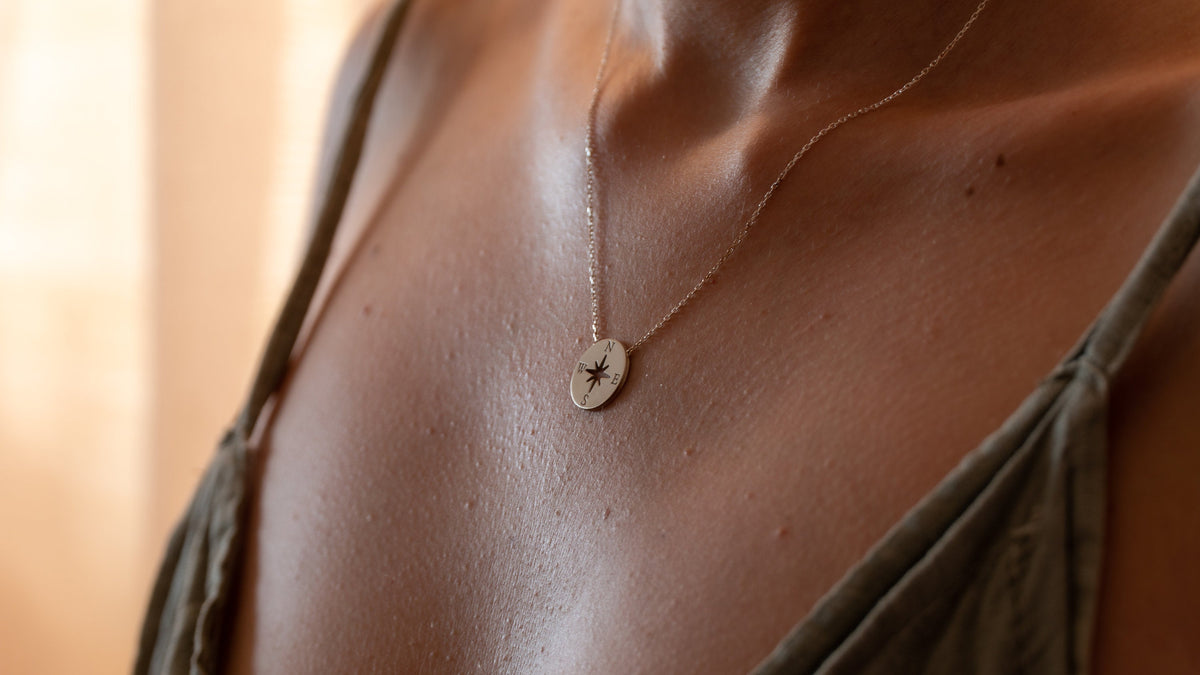 Graduation Compass Necklace Gift, 8th Graduation Jewelry, Middle School Graduation, Phd Graduation Necklace