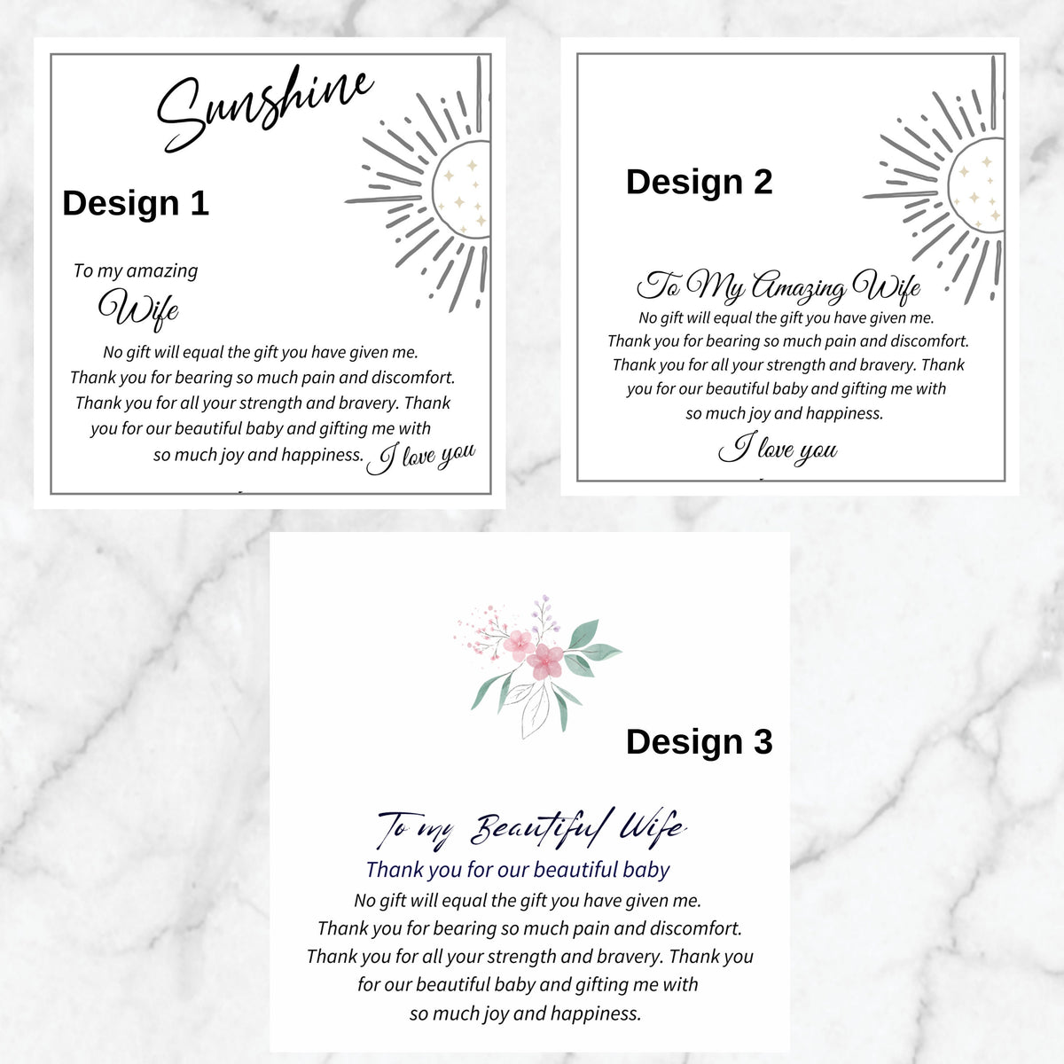 Push Present For Wife, New Baby Gift For Wife, New Mom Gift from Husband, Push Gift for Wife, Pregnant Wife Jewelry, Labor Gifts for Mom