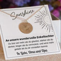 Enkeltochter Kette für Oma und Opa, Enkeltochter Abschluss, Geschenk für Absolventin Enkeltochter, Enkeltochter Schmuck, Enkeltochter Kette