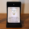 First Day of School Silver Horseshoe Necklace with Engraved Name, Back to School, Freshman College Gift High School Jewelry, 1st Day School