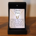 Difference Maker Luck Necklace with Engraved Name, Gifts for Women Coworker Jewelry, Teacher Thank You Gift, Inspirational Leader Gift,