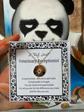 Personalized Veterinary Receptionist Jewelry, Vet Receptionist Gift, Veterinary Reception Thank You Gift, Vet Nurse Gift,