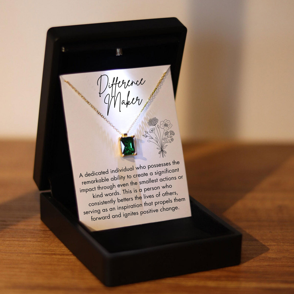 Leader Appreciation Gift, Female Difference Maker Gift, Mentor Necklace, Women Appreciation Gift, Women Thank You Gift, Boss Thank You Gift