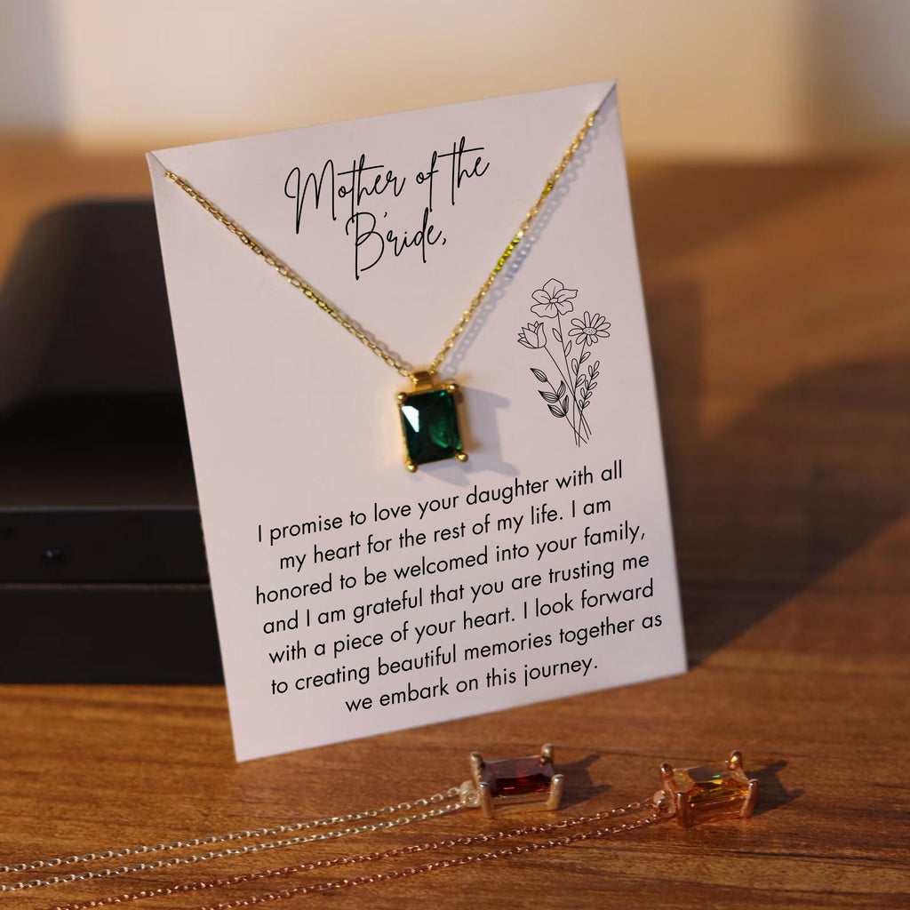 Mother of the Bride Jewelry with Led Light Box, Mother of the Bride Gift from Groom, Mother In Law Gift Wedding Day Gifts from Groom, Couple
