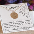 Women Christmas Necklace Gift, Sunshine Necklace XMas Wishes, Merry Christmas Necklace, Special Educator Christmas, Leader new year Gift