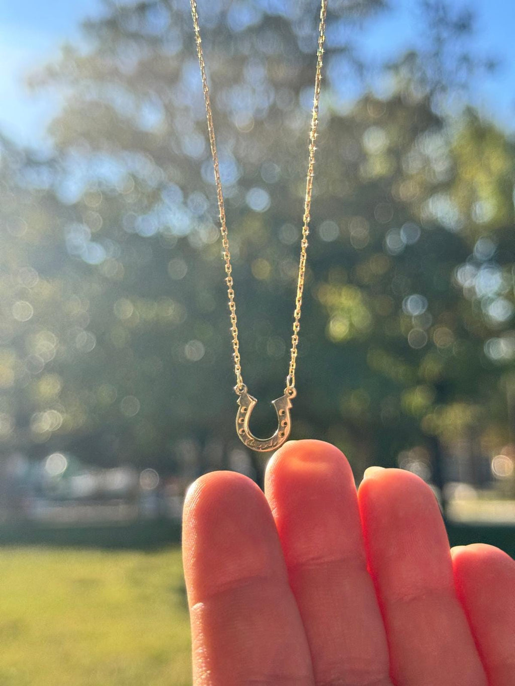 Luck Necklace for 5th Grade Graduation, Custom 5th Grade Graduation Girls, Elementary School Gift, Daughter 5th Grade Horseshoe Necklace