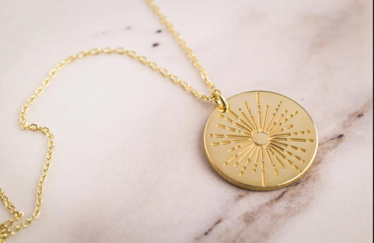 Mentor Sunshine Necklace, Women Coworker Christmas Jewelry, Manager, Boss, CEO Thank You Necklace, Teacher Gifts, Appreciation Gifts