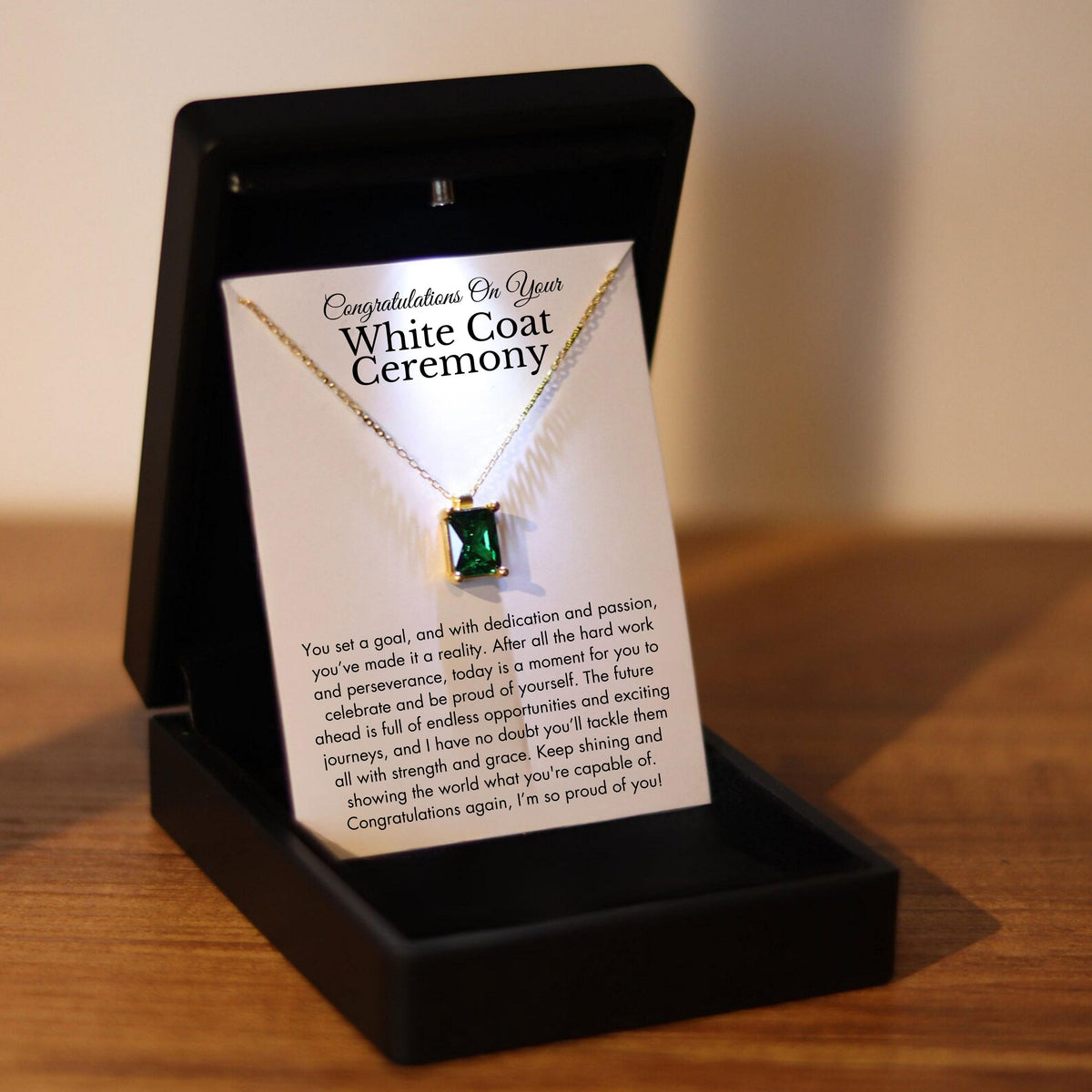 Medical School Graduation Necklace, Graduation Gift For Doctor, Gifts for daughter Pharmacy, Nurse, Dentist, New Doctor, White Coat Ceromony