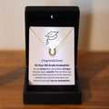Luck Necklace for 5th Grade Graduation, Custom 5th Grade Graduation Girls, Elementary School Gift, Daughter 5th Grade Horseshoe Necklace