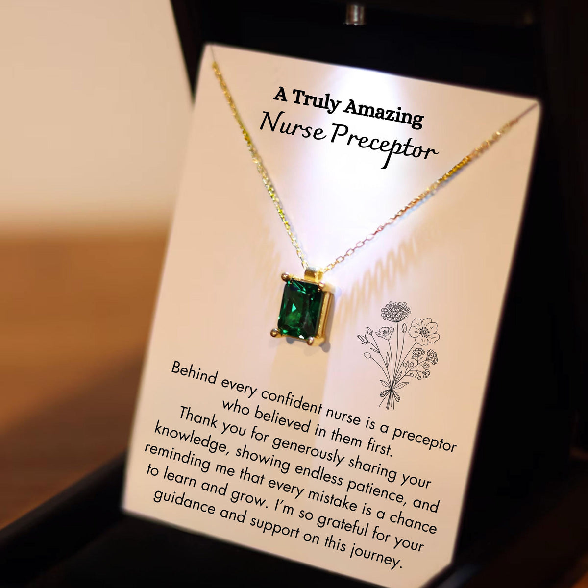 Nurse Preceptor Silver Jewelry, Gift for Preceptor, Nurse Preceptor Appreciation Gift, Preceptor Thank You Gift, Preceptor Nursing RN Gift