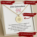 Quinceañera Jewelry, Regalos Para Quinceañera, 15th Birthday Gift for Her Necklace Gift for Daughter Gift, Quinceanera Girl, Sweet 15th Gift