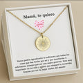 Mama te quiero, Regalos Para Madre, Para mi Mamá en el Día de la Madre, Collar Regalo Para Madre: Joyería Para Mamá, Cumpleaños
