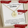 Grandfather Memorial Necklace, Grandpa Grief Gift, Grandpa Bereavement Gift, Grandfather Condolence Gift,   Loss of Grandfather Necklace