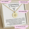 New Doctor Gift for Her, Medical School Graduation, New Doctor Necklace, Medical Student Graduation, Peronalized Dr Graduation Necklace Gift