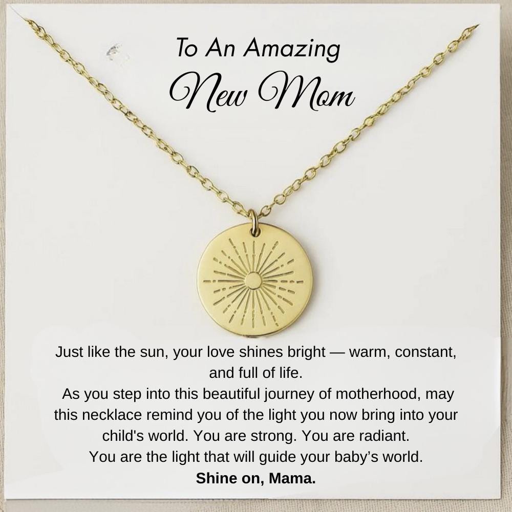 Personalized New Mama Silver Necklace, New Mom Necklace Gift, Pregnant Friend Gifts,  Pregnancy Gift, New Mommy Gift