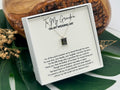 Grandmother of the Bride Necklace gift,  Sentimental Grandma of the Bride Jewelry, Rehearsal Dinner Bridal Party Jewelry,