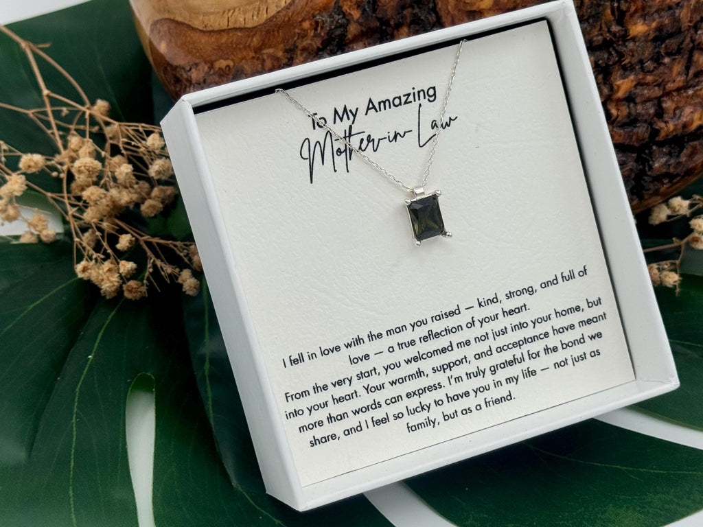 Mother in Law Necklace Gift, Mother in Law Jewelry Gift, Mother in Law Birthday Gift, Mother in Law Christmas Jewelry, Bonus Mom Gift