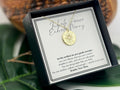 Inhale Peace, Exhale Worry Affirmation Necklace,  Inspirational Jewelry, Encouragement Necklace, Anxiety Relief Self Care Necklace