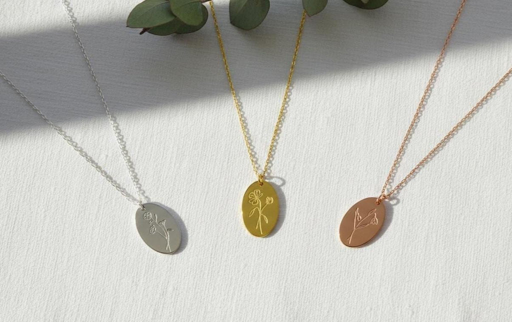 Geschenk zum Abitur, 925 Sterling Silber Geburtsblumen, Abitur 2026, Karte mit Schmuck Geschenk zum Diplom Master Bachelor